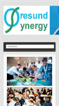 Mobile Screenshot of oresundsynergy.com