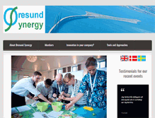 Tablet Screenshot of oresundsynergy.com